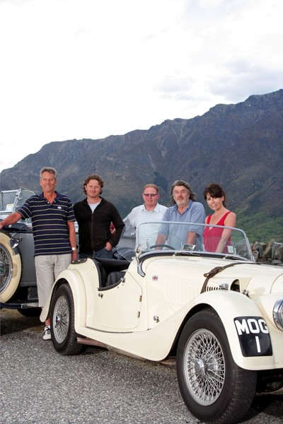 The Queenstown Auto Extravaganza Organising Committee (from L-R) Miles Wilson, Michael Sly, Kevin van de Water, Jeff Williams and Deborah Coburn